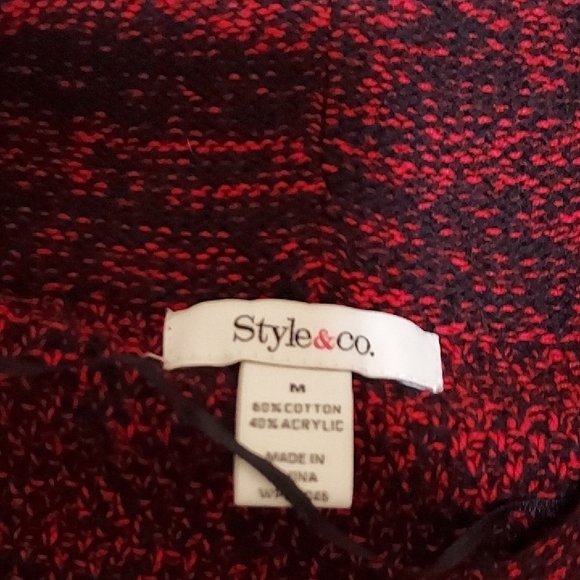 Burgundy Knit Cowl Neck Dress - Picture 4 of 10